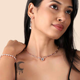 Fervent Asscher Cut Link Necklace