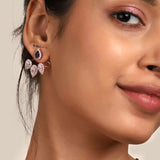 Pétale Silver Ear Jackets