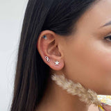 Bitsy Helix Silver Studs