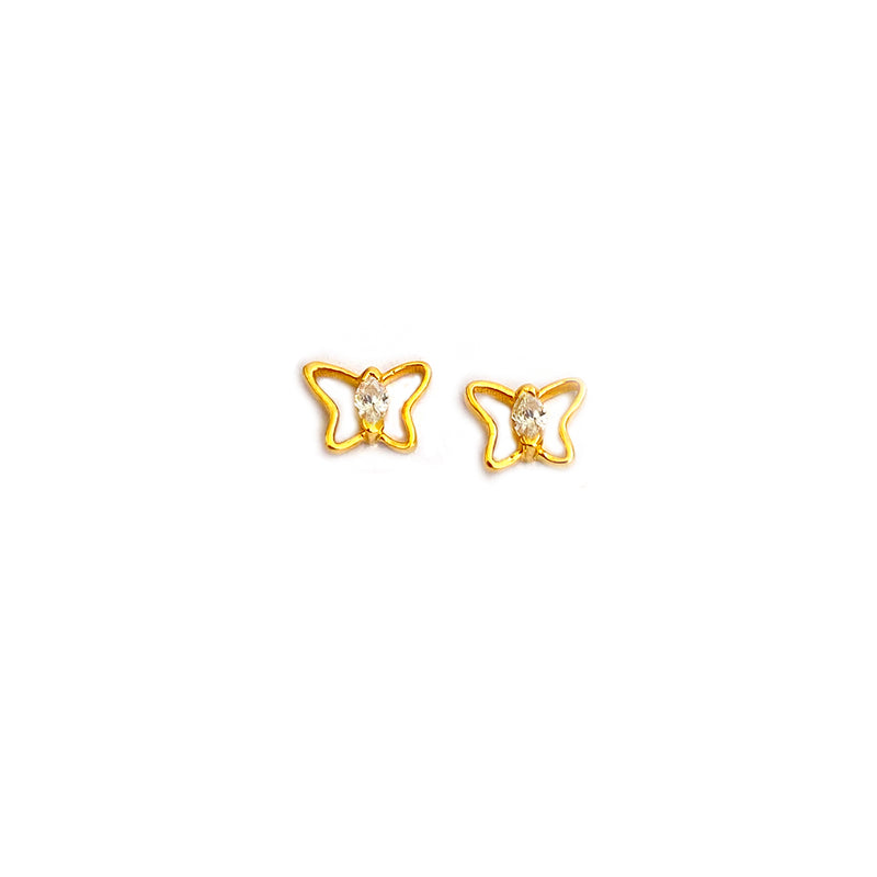 Butterfly Silver Studs