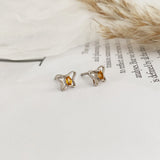 Butterfly Silver Studs