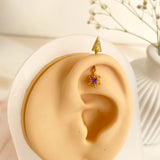 Dandelion Drop Helix Earrings