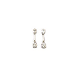 Dangly Silver Ear Jackets