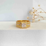 Distingué Square Cocktail Ring