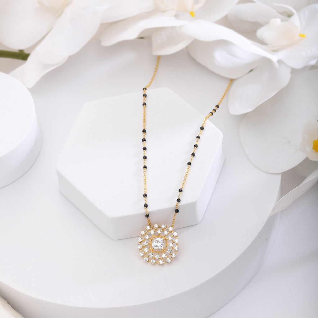 Glary Silver Mangalsutra