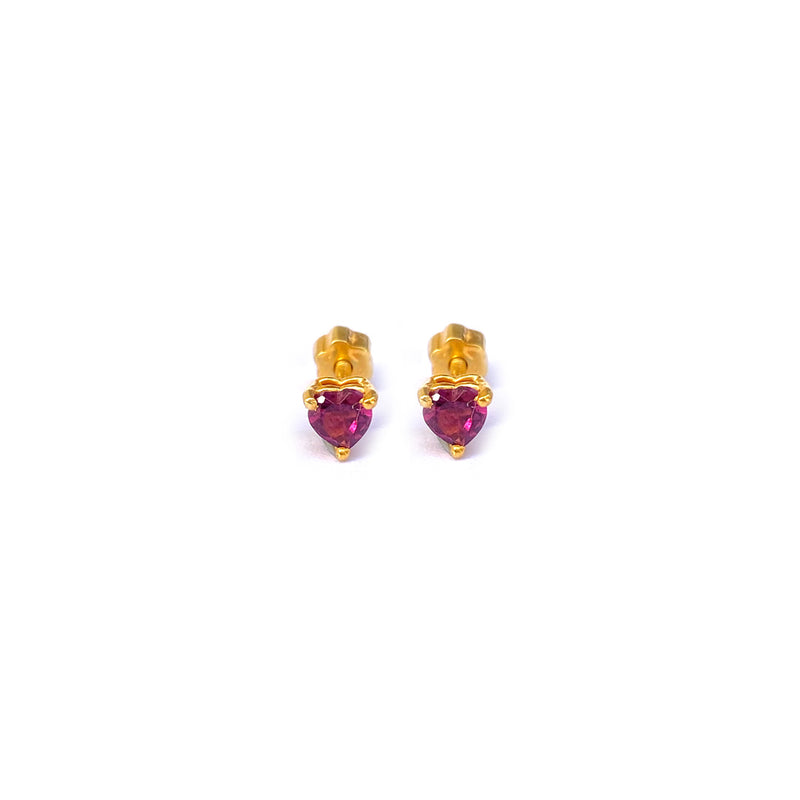 Heart Silver Earstuds