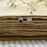Kitty Paw Silver Earstuds