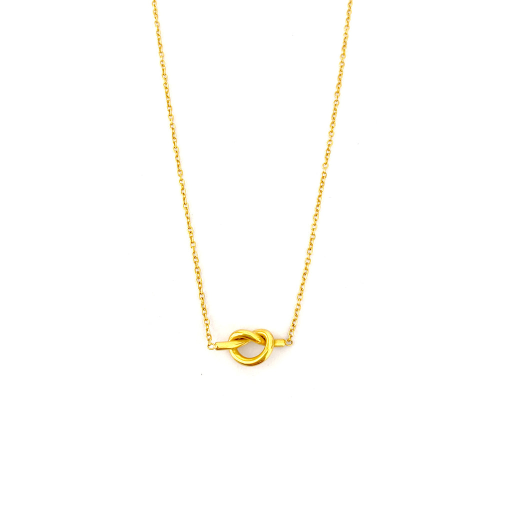 Love Knot Minimal Pendant