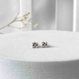 Mini Asscher Cut Studs - Boldiful