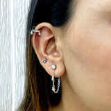 Puppy Silver Earstuds