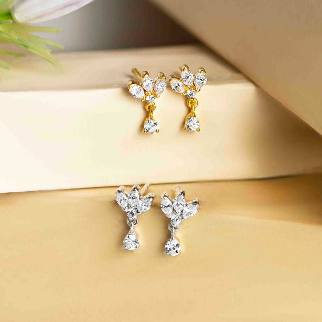 Pear Drop Helix Earstuds