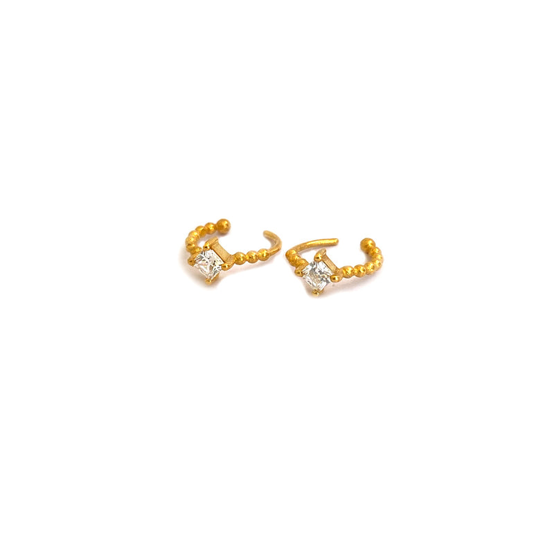 Regalia Silver Hoops
