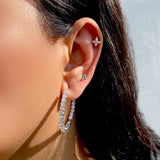 Signature Silver Hoops
