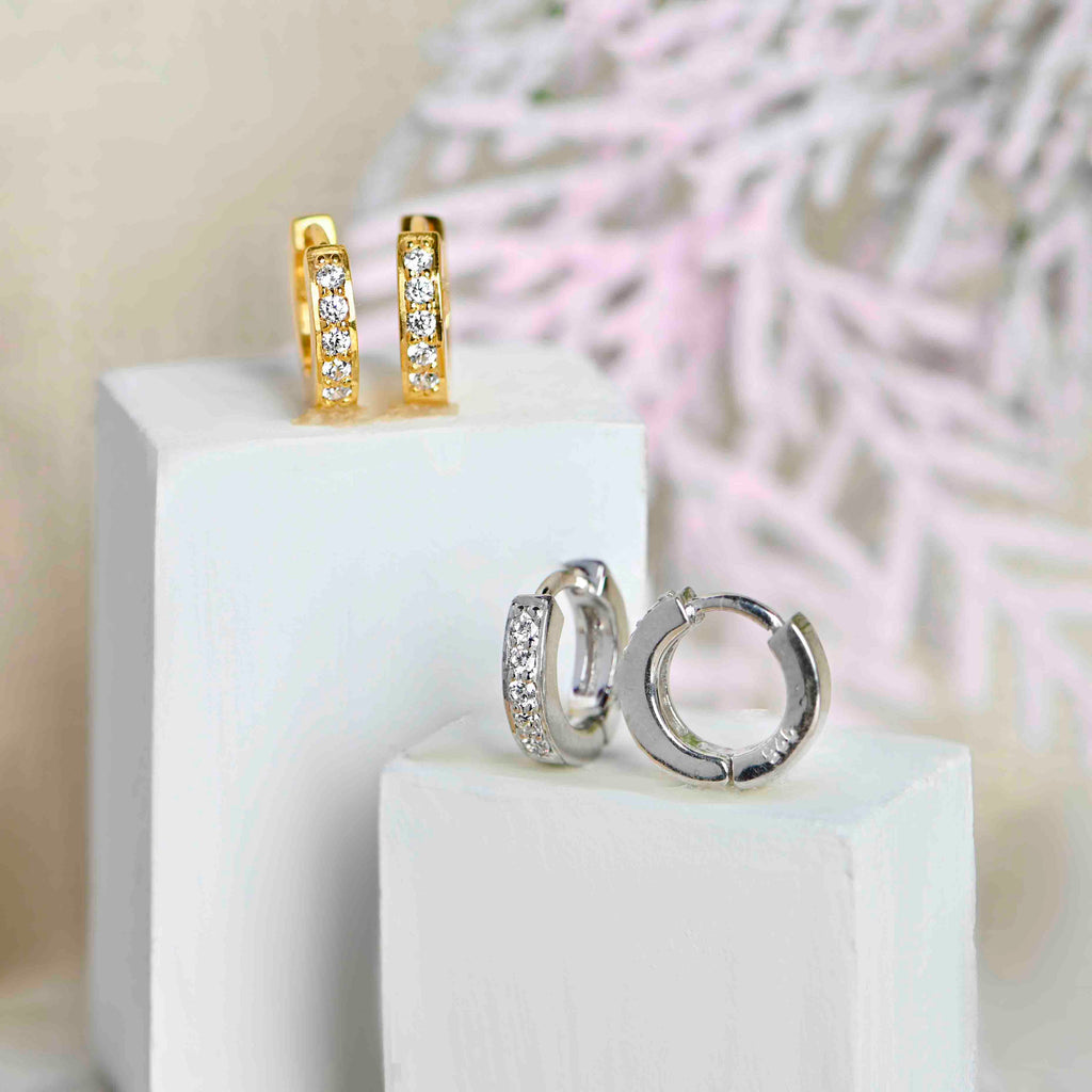 Small Huggie Hoops