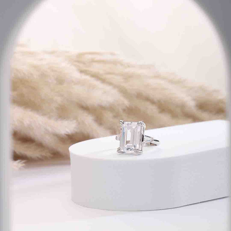Timeless Emerald Cut Ring
