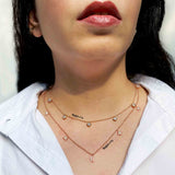 Airy Asscher Cut Zirconia Silver Necklace - Boldiful