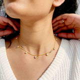 Airy Asscher Cut Zirconia Silver Necklace - Boldiful