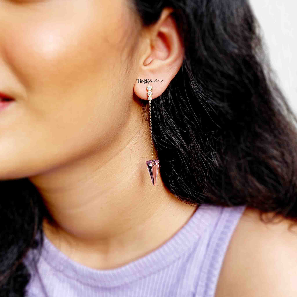 Arrow Silver Earrings - Boldiful