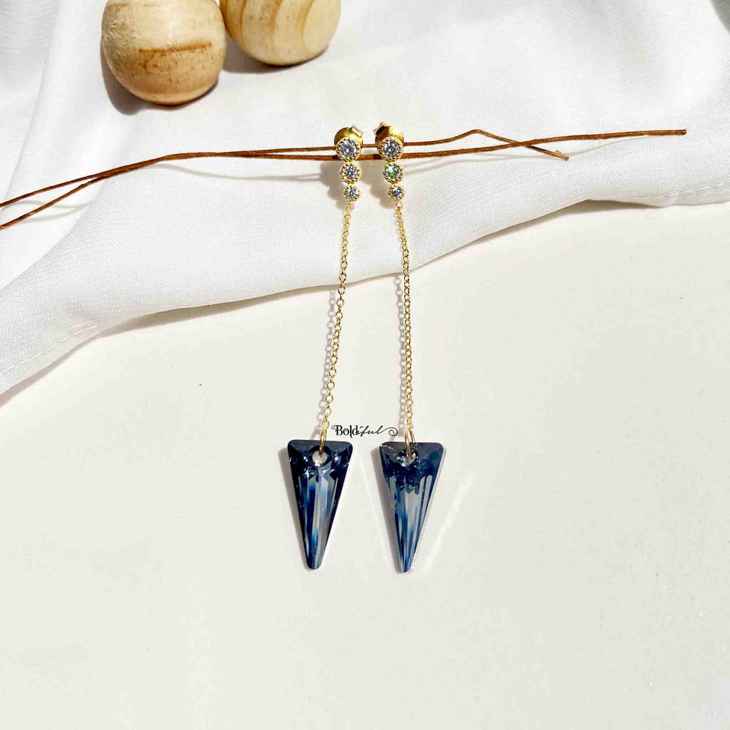 Arrow Silver Earrings - Boldiful