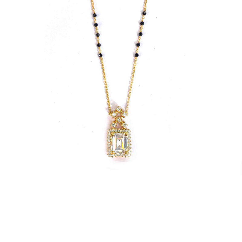 Auroral Classy Silver Mangalsutra - Boldiful