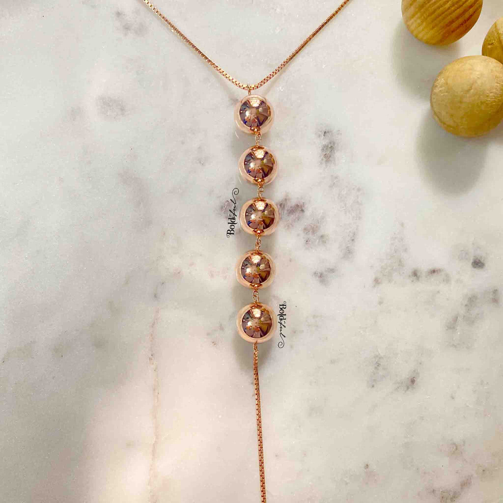 Ball Drop Long Necklace - Boldiful