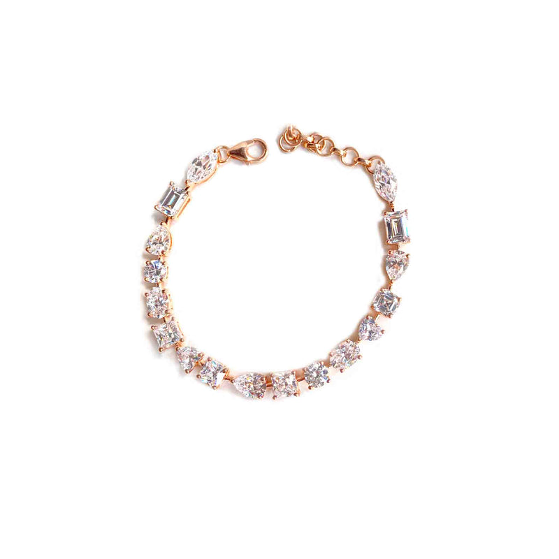 Beamy Silver Tennis Bracelet - Boldiful