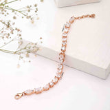 Beamy Silver Tennis Bracelet - Boldiful