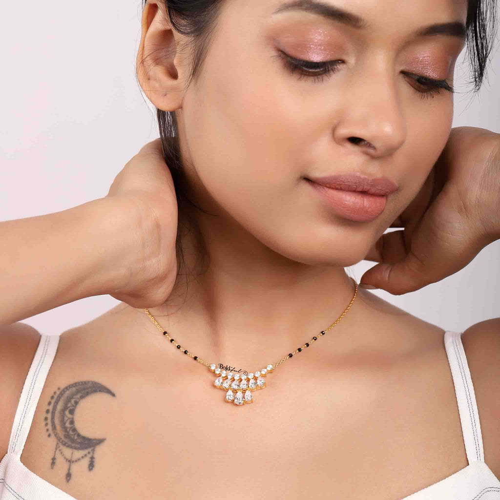 Beaut Silver Mangalsutra - Boldiful