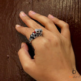 Birdie Zirconia Silver Ring - Boldiful
