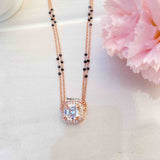 Blaze Asscher Cut Mangalsutra - Boldiful