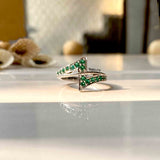 Blithe Green Zirconia Ring - Boldiful