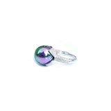 Blue Nacre Silver Ring - Boldiful