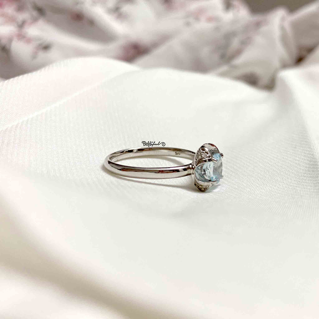 Bluesea Aquamarine Ring - Boldiful
