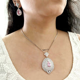 Blush Pink Pendant Set - Boldiful