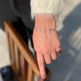 Breezy Initials Charm Bracelet - Boldiful