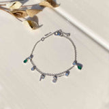 Breezy Initials Charm Bracelet - Boldiful