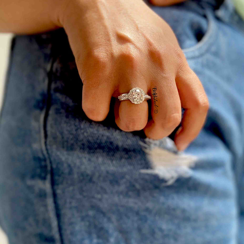 Brim Halo Silver Ring - Boldiful