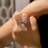 Brim Halo Silver Ring - Boldiful