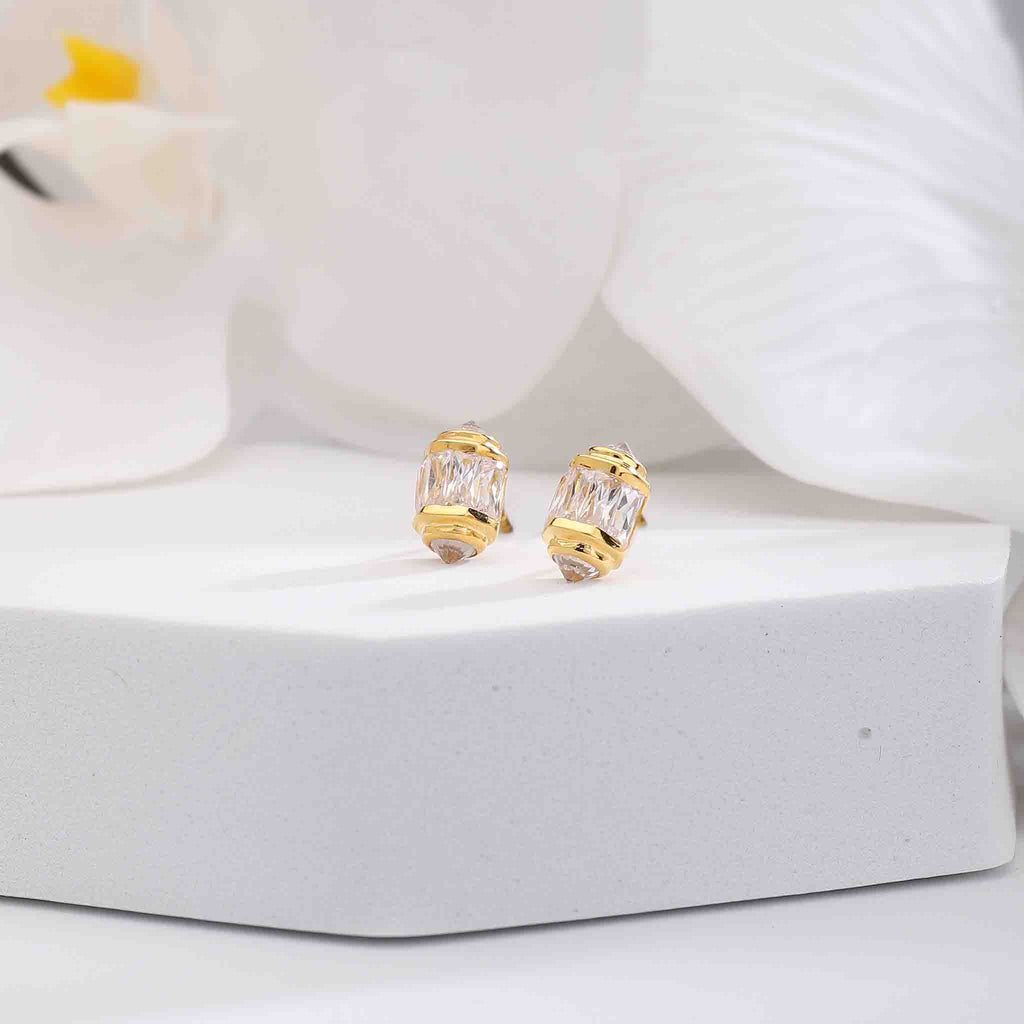 Brio Minimal Silver Studs - Boldiful