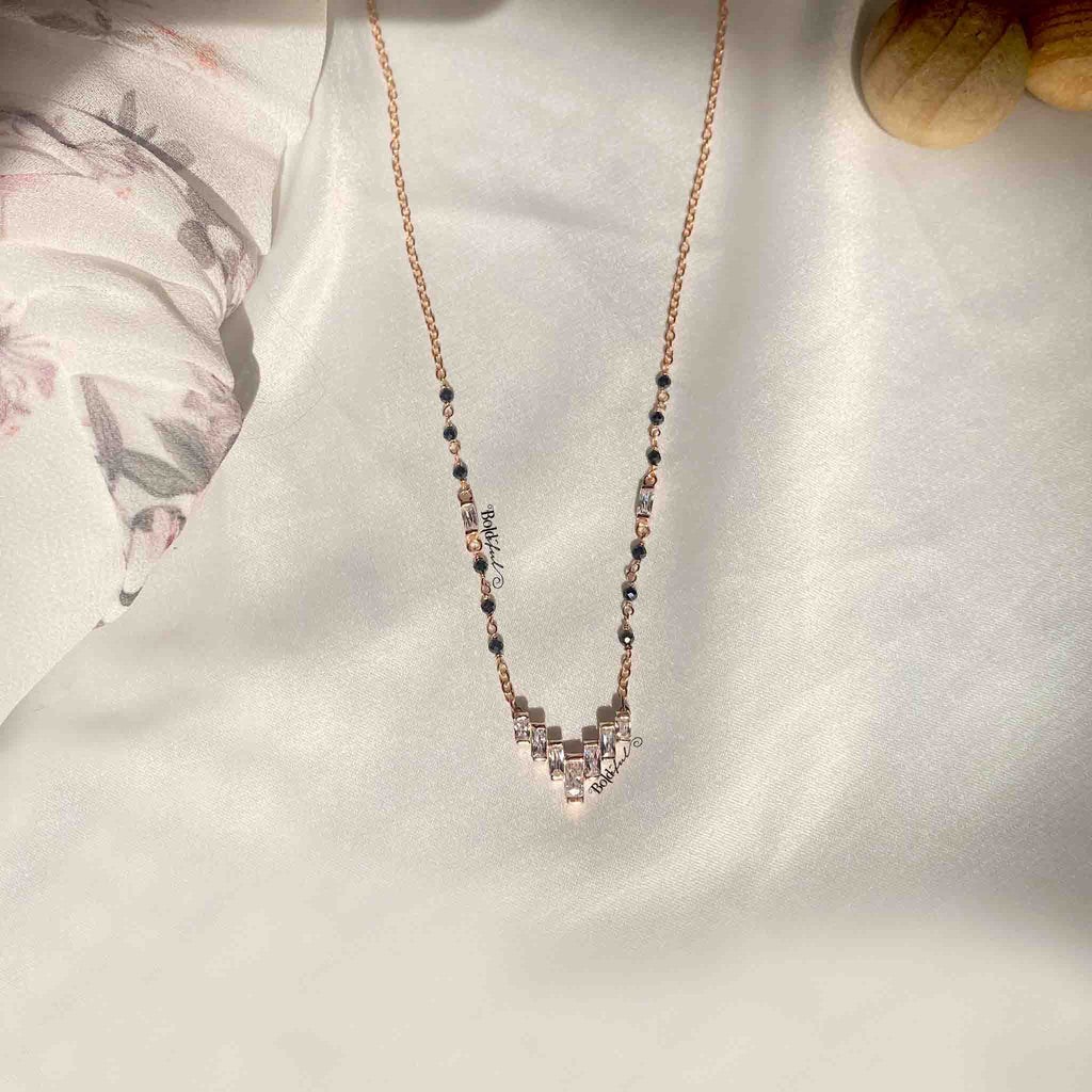 Cadence Silver Mangalsutra - Boldiful