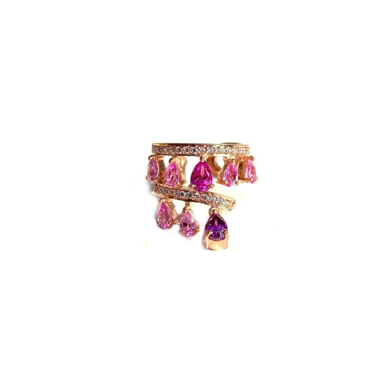 Cadente Sterling Silver Ring - Boldiful