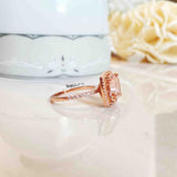 Champagne Cushion Cut Ring - Boldiful