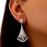 Cher Sterling Silver Danglers - Boldiful