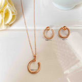 Circlet Silver Pendant Set