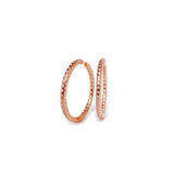 Classic CZ Silver Hoops -  Boldiful
