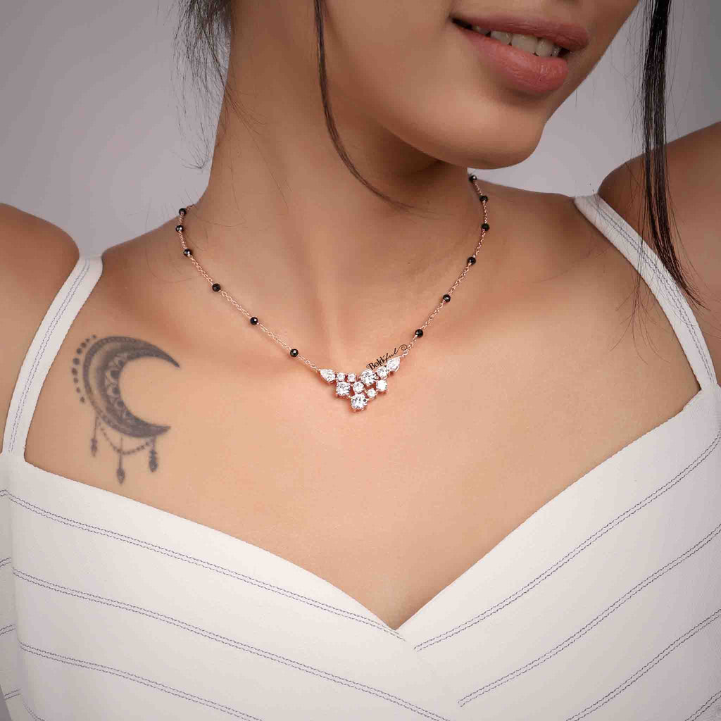 Covey Silver Mangalsutra - Bodliful