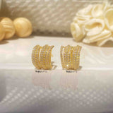 Curvy Silver Hoop Earrings - Boldiful
