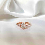 Dainty Moissanite Diamond Gold Ring - Boldiful