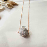 Disco Ball Silver Pendant - Boldiful