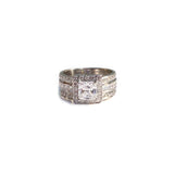 Distingué Square Cocktail Ring - Boldiful